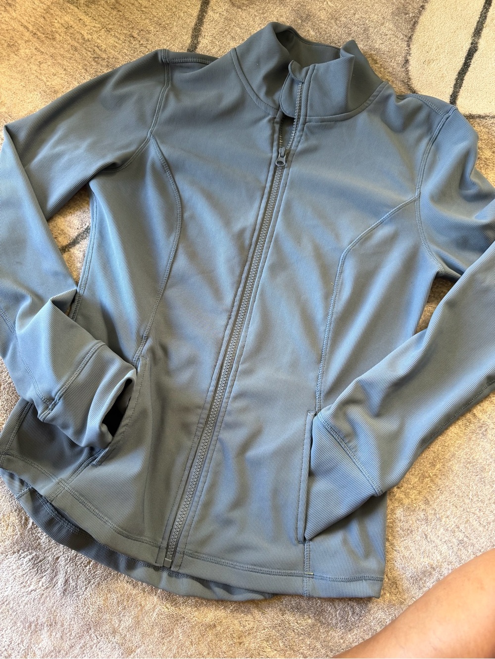 Women’s Lightweight Full-Zip Jacket in Slate Blue